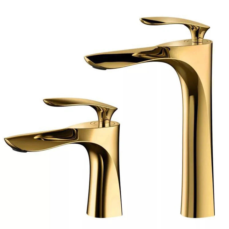 Llave de lavamanos para baño. Diseño moderno, elegante y sofisticado.