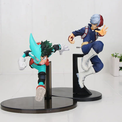 My Hero Academy Figure Midoriya Izuku Bakugou Katsuki Shoto Todoroki Shigaraki Himiko Eijiro Boku No Hero Academia 16cms