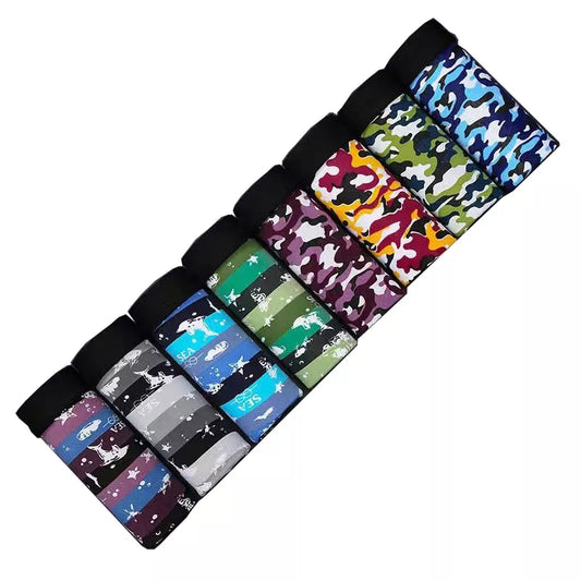 pack 8pcs Boxers Cortos U Convexa estampados