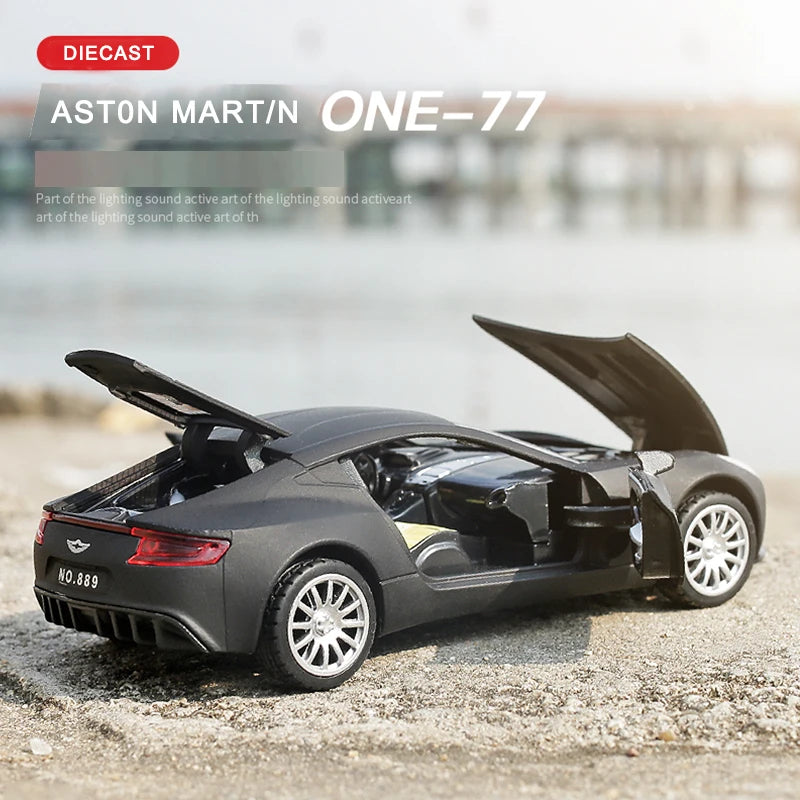 Auto de colección modelo Aston Martin One-77, escala 1/32