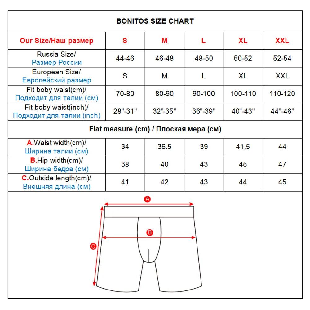 Ropa interior bóxer de algodón de pierna larga