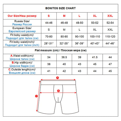 Ropa interior bóxer de algodón de pierna larga