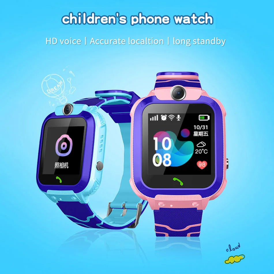 Reloj inteligente para niños con teléfono SOS Q12