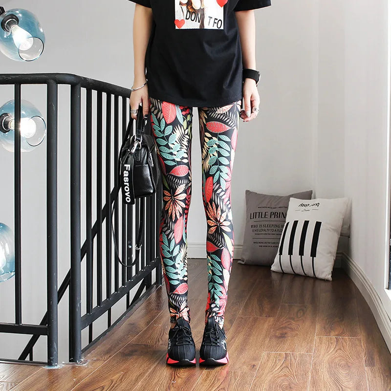 Leggings estampados coloridosy variados