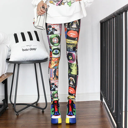 Leggings estampados coloridosy variados