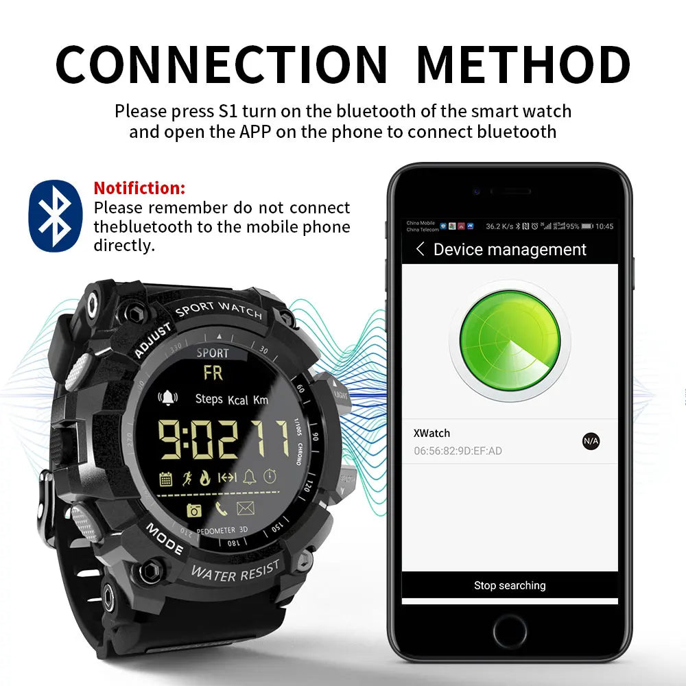 Reloj inteligente deportivo Bluetooth LOKMAT