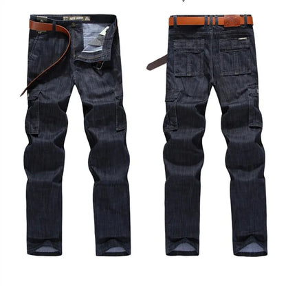 Jeans cargo Multi-bolsillos