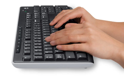 Teclado inalámbrico Logitech K270 con inalámbrico de largo alcance.