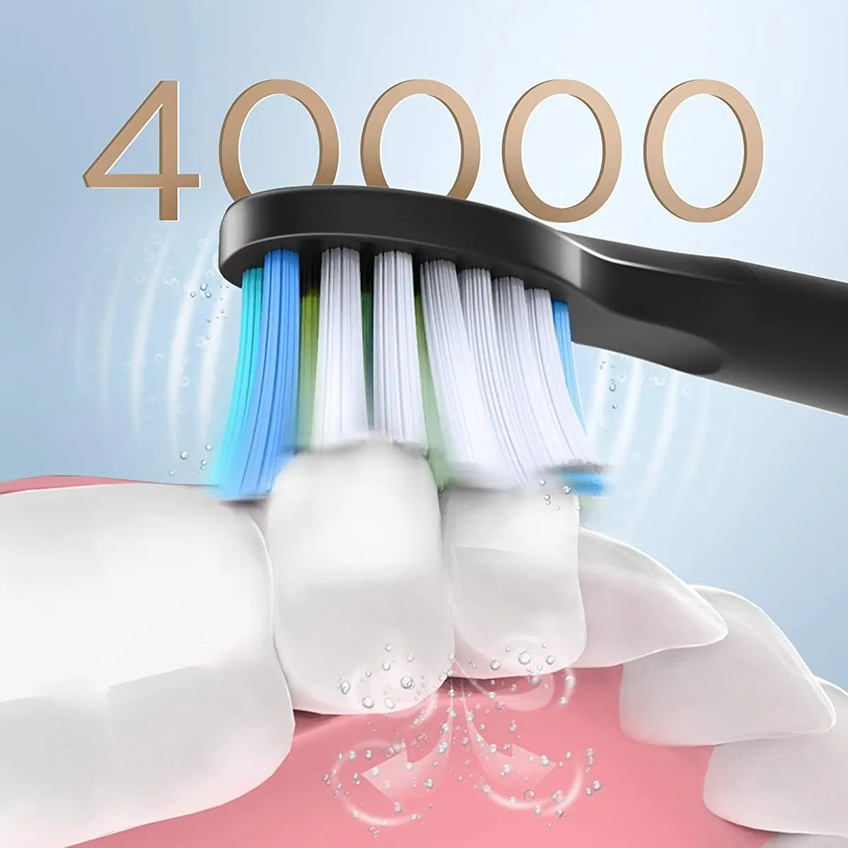 Cepillo de dientes eléctrico Fairywill E11, recargable, 8 cabezales de repuesto