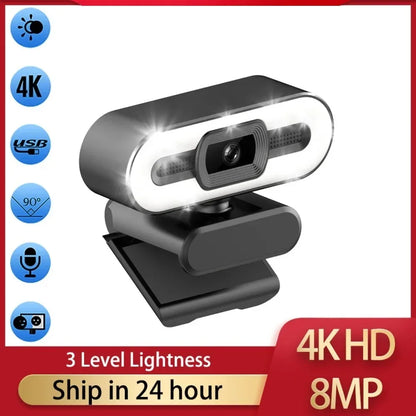 Full HD 4K 2K 1080P PC Laptop Webcam Auto Focus Live Streaming