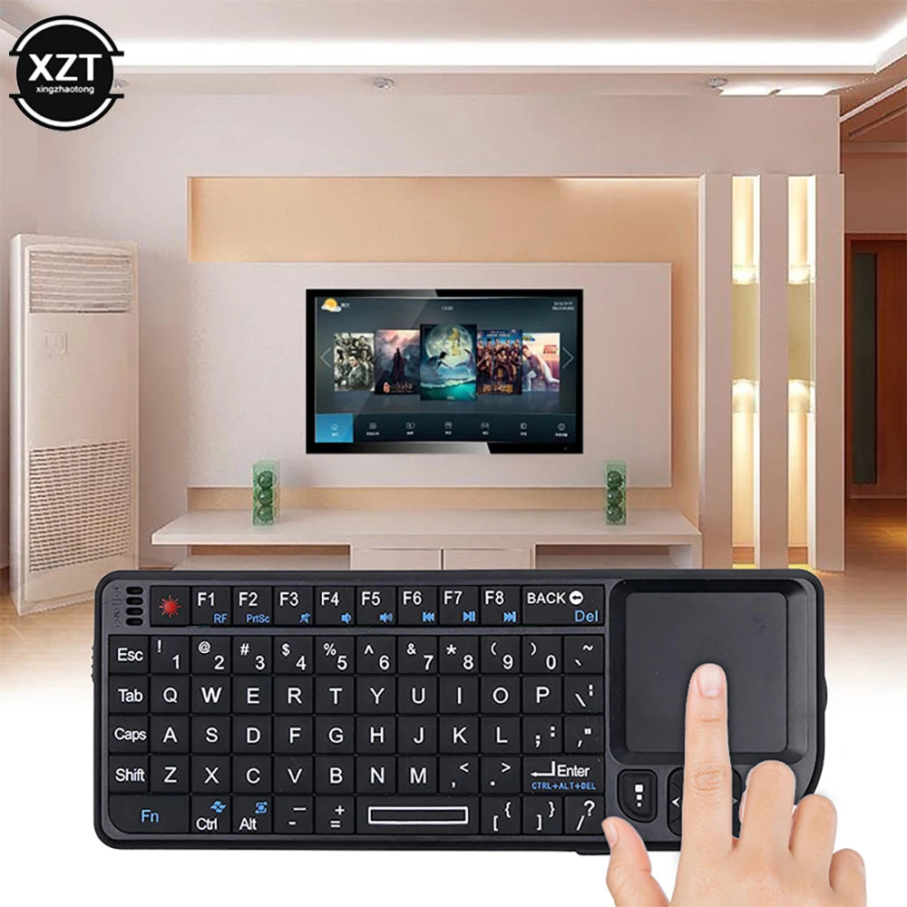 Miniteclado inalámbrico de 2,4G, Touchpad de mano, Gaming Mechanic, para Smart TV.