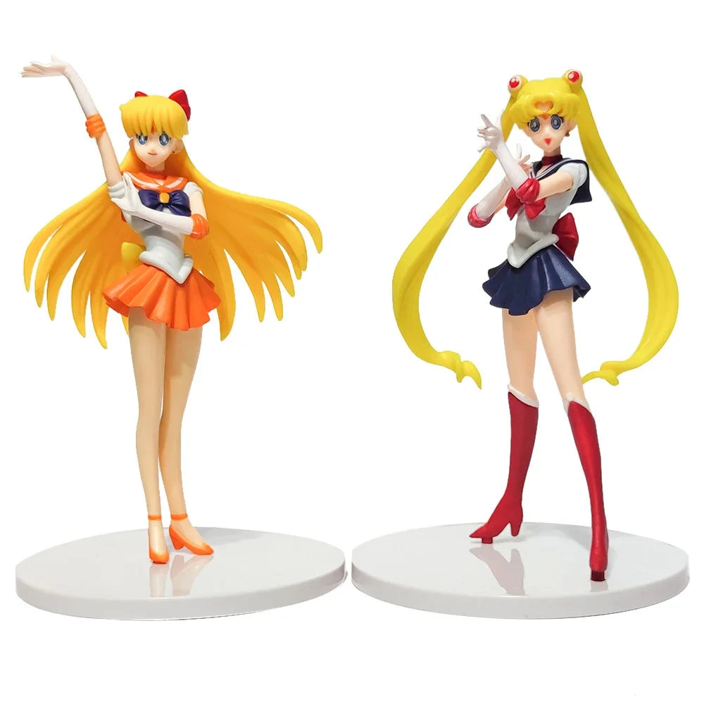 Figura de acción de Anime Sailor Moon. 5 uds