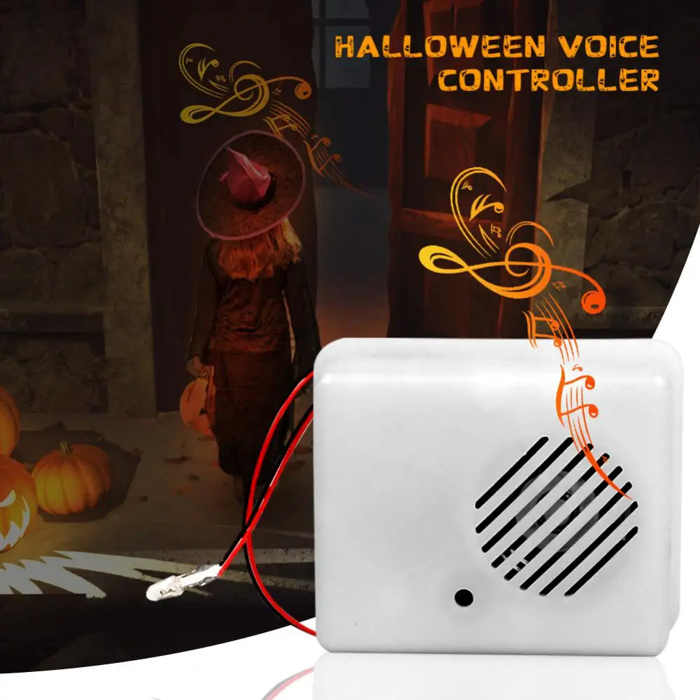 Decoración con sensor de sonido y voz para Halloween