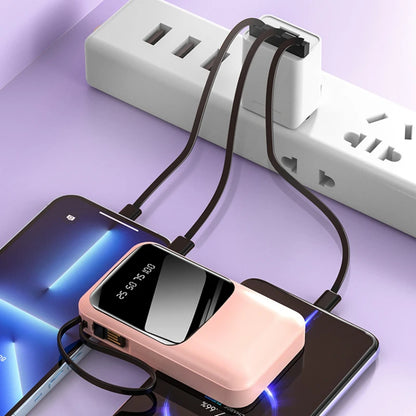 Banco de energía móvil de 20.000mah, pantalla LED, USB tipo C