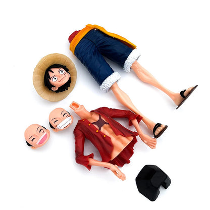 Figura de Anime One Piece, Monkey D Luffy, tamaño 28cm.