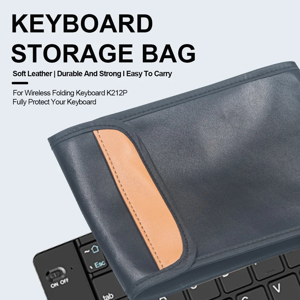 Teclado Bluetooth plegable para IPAD, tablet, móvil, notebook, oficina, Mini teclado inalámbrico, compatibilidad, universal