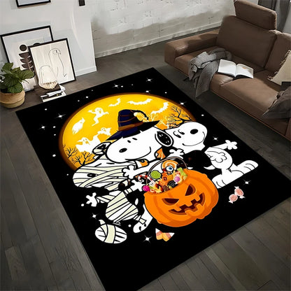 Alfombra grande con diseño Halloween de Snoopy