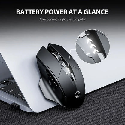 Mouse inalámbrico M6P 2,4G, 500mAh, ergonómico, recargable, silencioso, portátil.