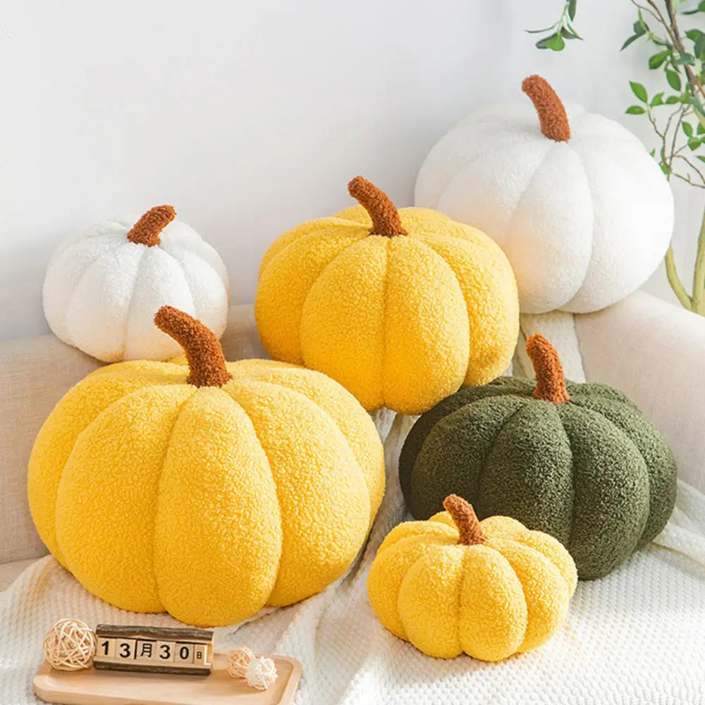 Almohada de peluche de calabaza divertida de 20 cm