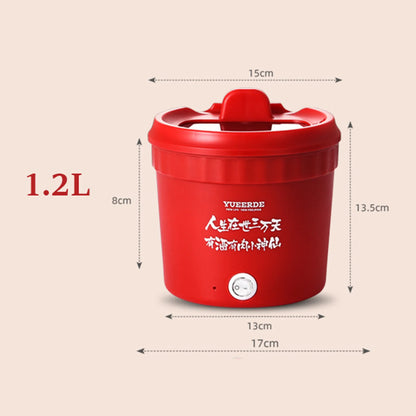 Mini cocina eléctrica de 1,2 L, 220/110V, Mini sartén antiadherente multifunción.