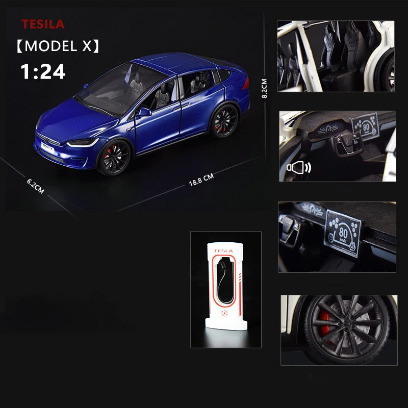 Tesla Model X , Y, 3 A  1:24