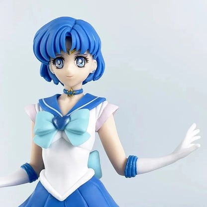 Figuras de acción Anime Sailor Moon Sailor Mars - Sailor Mercury 22cm 2 unids.