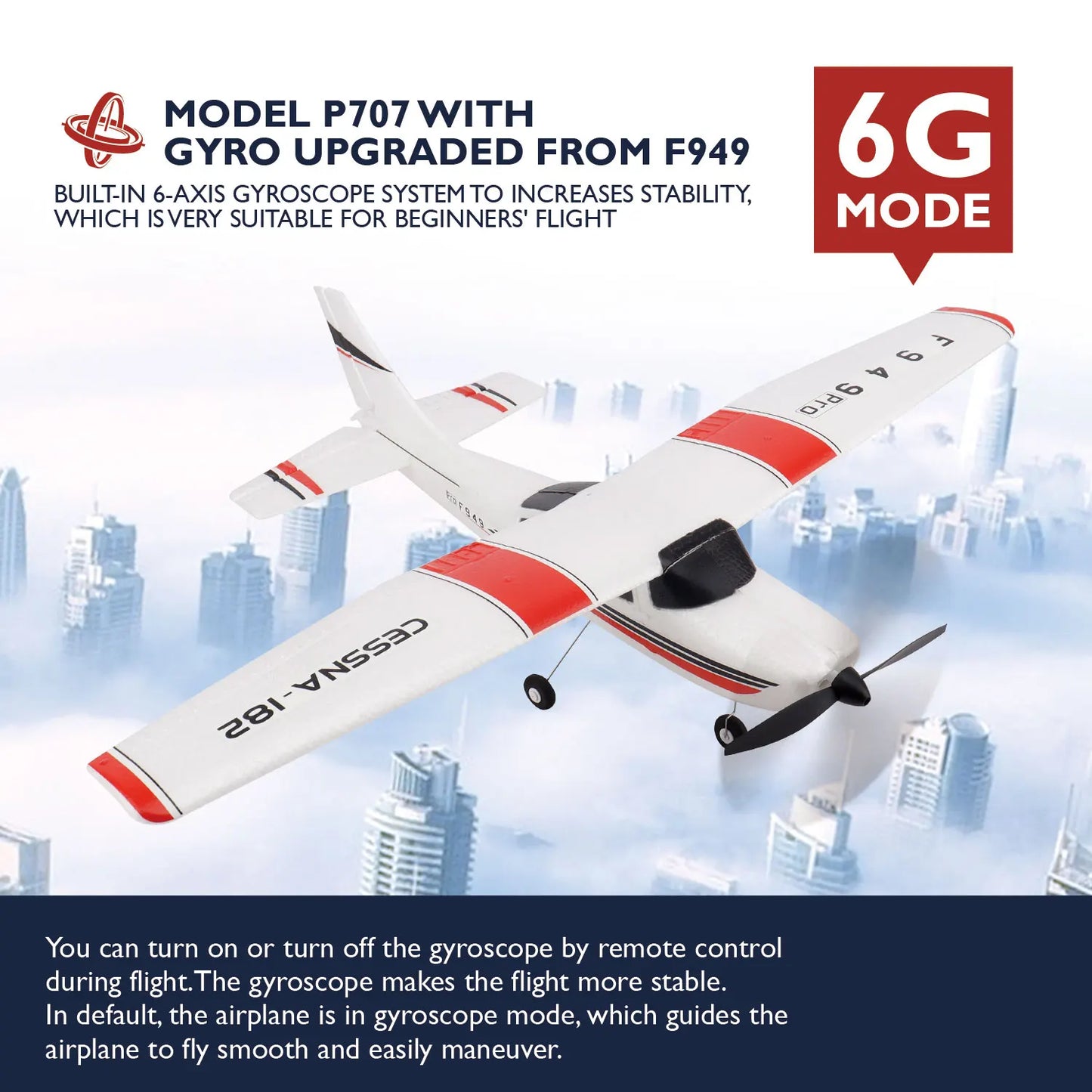 Avión WLtoys F949 Cessna 182