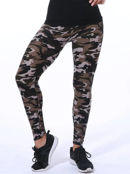 Leggins deportivos Estilo Camuflaje, Graffiti Pantalón