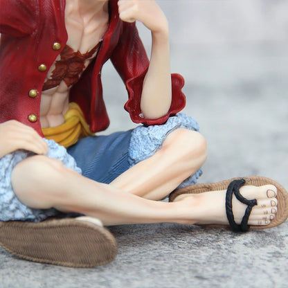 Figura de Anime de One Piece, Luffy, Monkey D., 13cm .