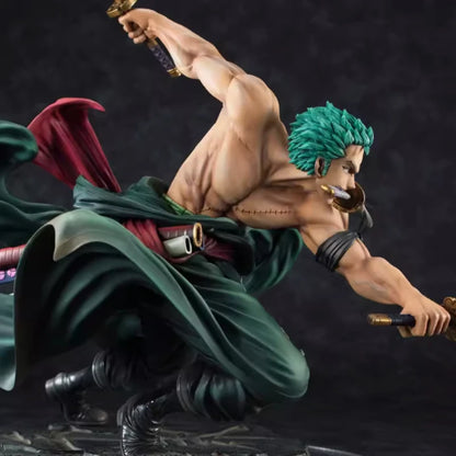 Figura de acción de One Piece, Roronoa Zoro, modelo de colección, tamaño 30cm.