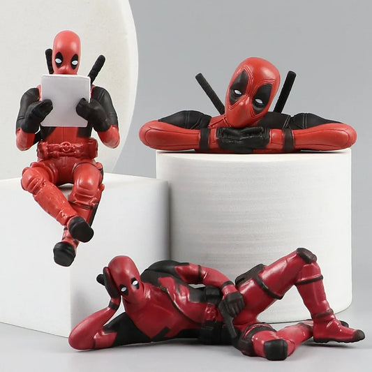 Figura de acción Deadpool, decoración de escritorio 8cm.