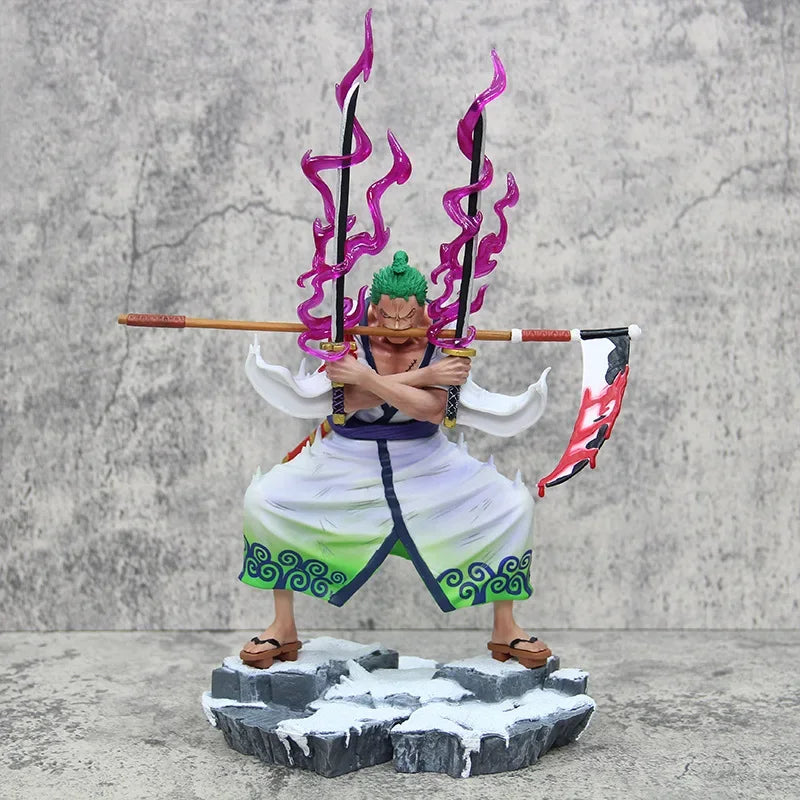 Figuras de acción de One Piece para niños, tamaño 33cm. Roronoa Zoro.