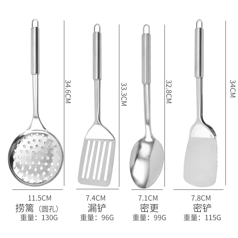 juego de utensilios de cocina 11 piezas. Acero Inoxidable.