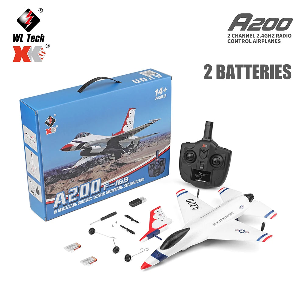 Wltoys A290 F16 3CH RC avión 2,4G