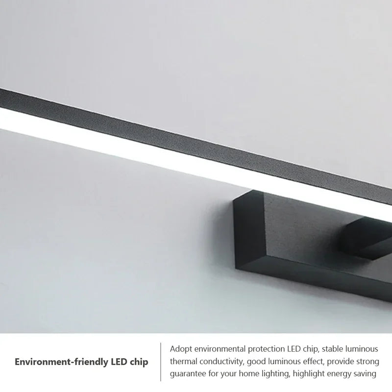 Luz de pared LED moderna para baño