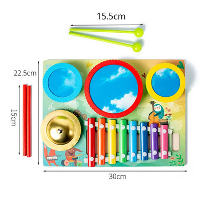 Instrumentos musicales para niños pequeños, instrumentos de percusión de madera