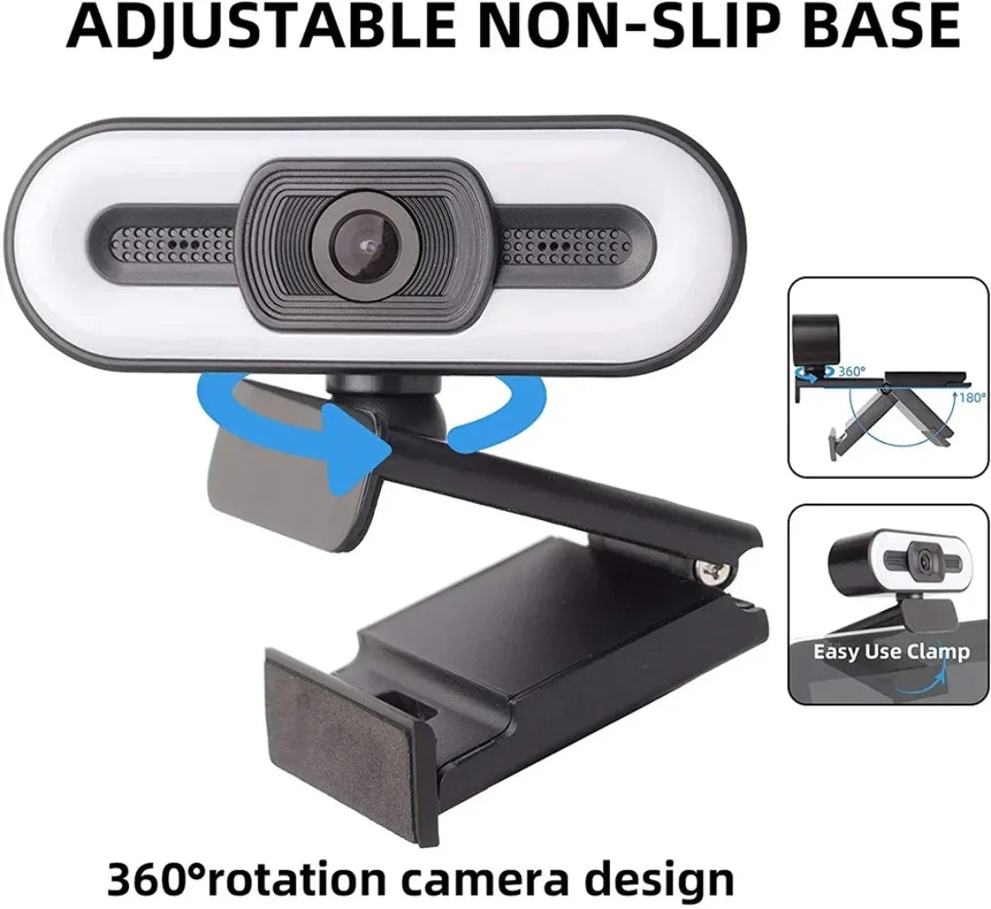 Full HD 4K 2K 1080P PC Laptop Webcam Auto Focus Live Streaming