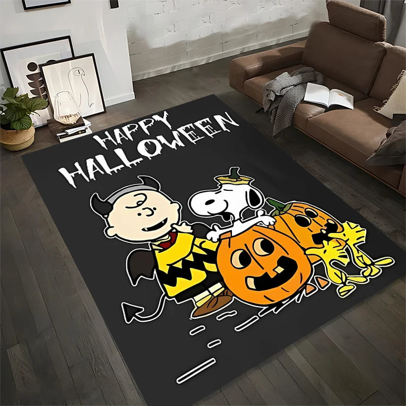 Alfombra grande con diseño Halloween de Snoopy