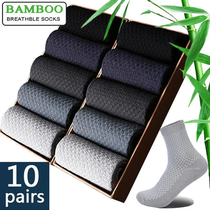 Calcetines De Fibra De Bambú, 10 Pares.