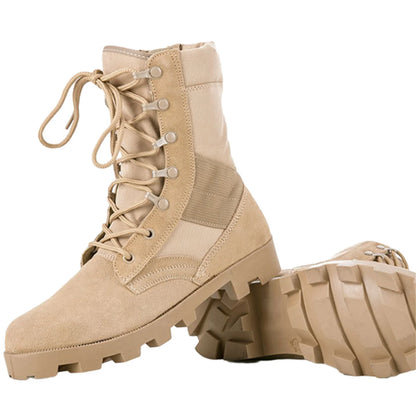 Botas militares de combate tácticos transpirables