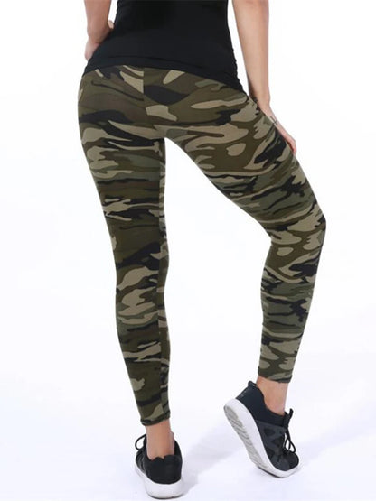 Leggins deportivos Estilo Camuflaje, Graffiti Pantalón