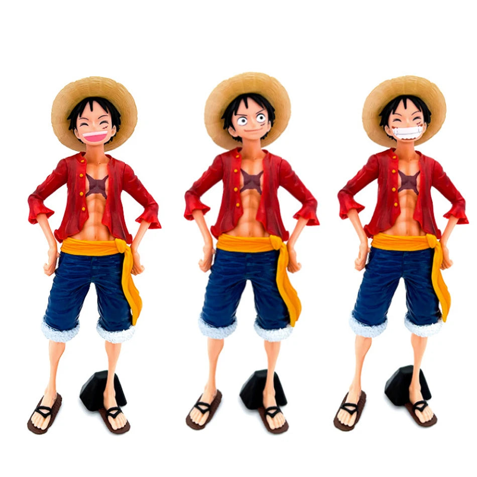 Figura de Anime One Piece, Monkey D Luffy, tamaño 28cm.