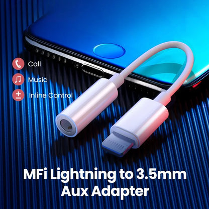 Adaptador de conector Lightning a conector Jack de 3,5 mm