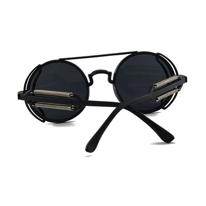 Lentes de sol con montura redonda Punk Vintage