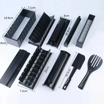 Kits para hacer Sushi. Con diferentes formas. 10 unids/set.