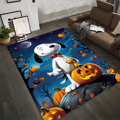 Alfombra grande con diseño Halloween de Snoopy