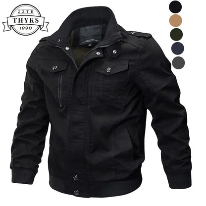 Chaqueta Bomber Militar Casual