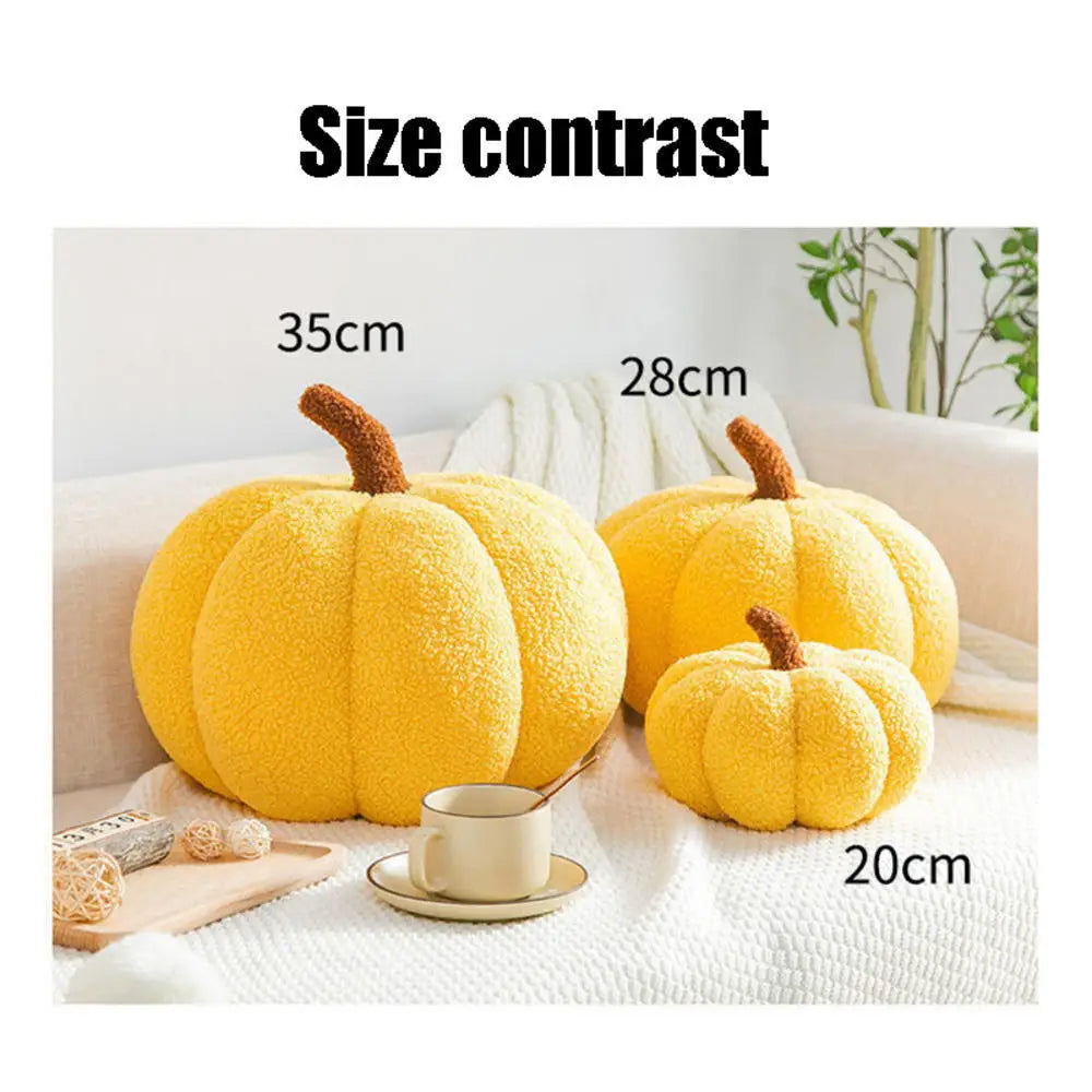 Almohada de peluche de calabaza divertida de 20 cm