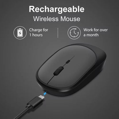 Mouse Xiaomi inalámbrico compatible con Bluetooth, de 2,4G, DPI ajustable.