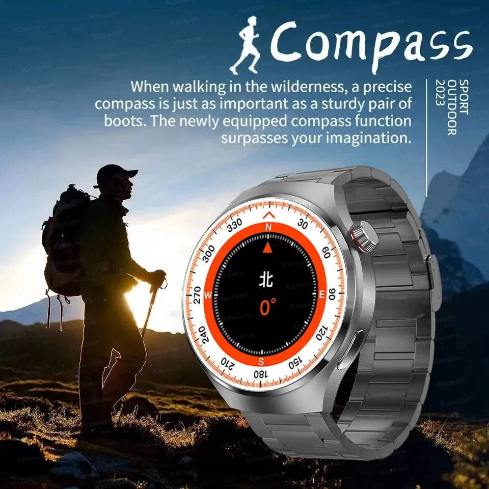 Reloj inteligente HUAWEI GT4 Pro GPS NFC Pantalla HD, ritmo cardíaco, Bluetooth, llamadas IP68 impermeable